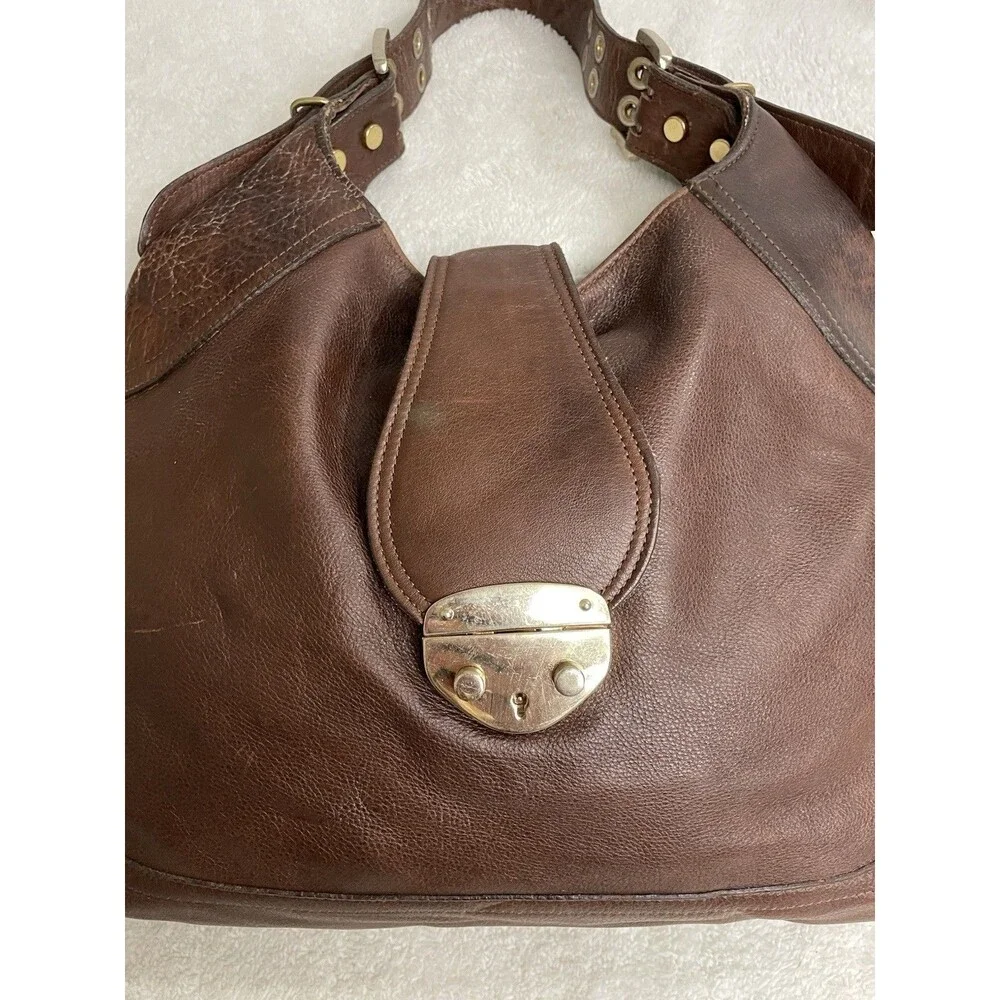 Foley + Corinna Large Leather Hobo Bag. Brown BEAUTIFUL!